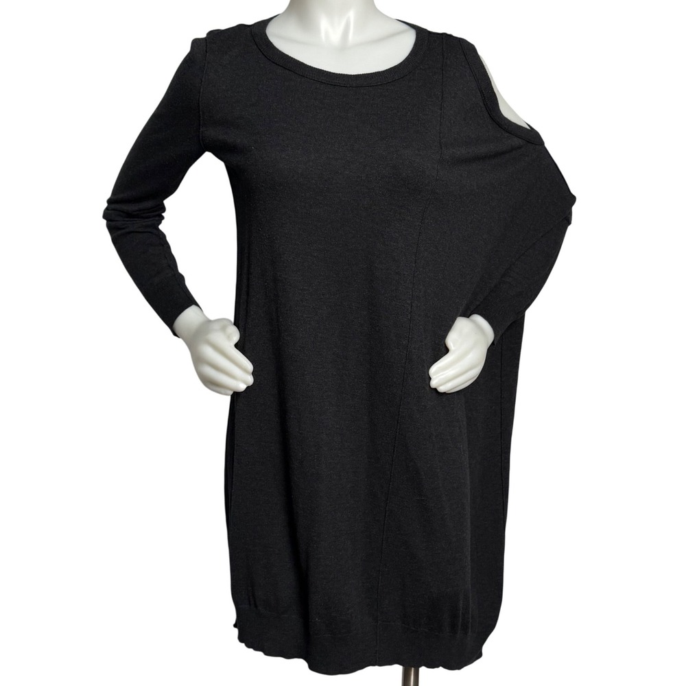 AllSaints Spitalfields Dark Gray Asymmetrical Knit Dress /‎ Tunic – US 4